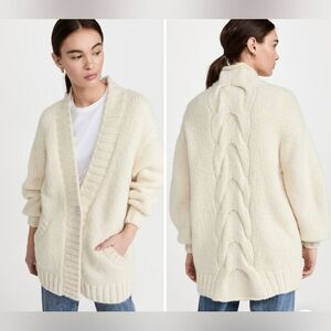 Faherty Stella Alpaca Cardigan M